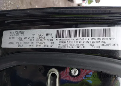 2015 Ram 1500 Express z USA, uszkodzony, nr VIN 1C6RR7FT4FS781293